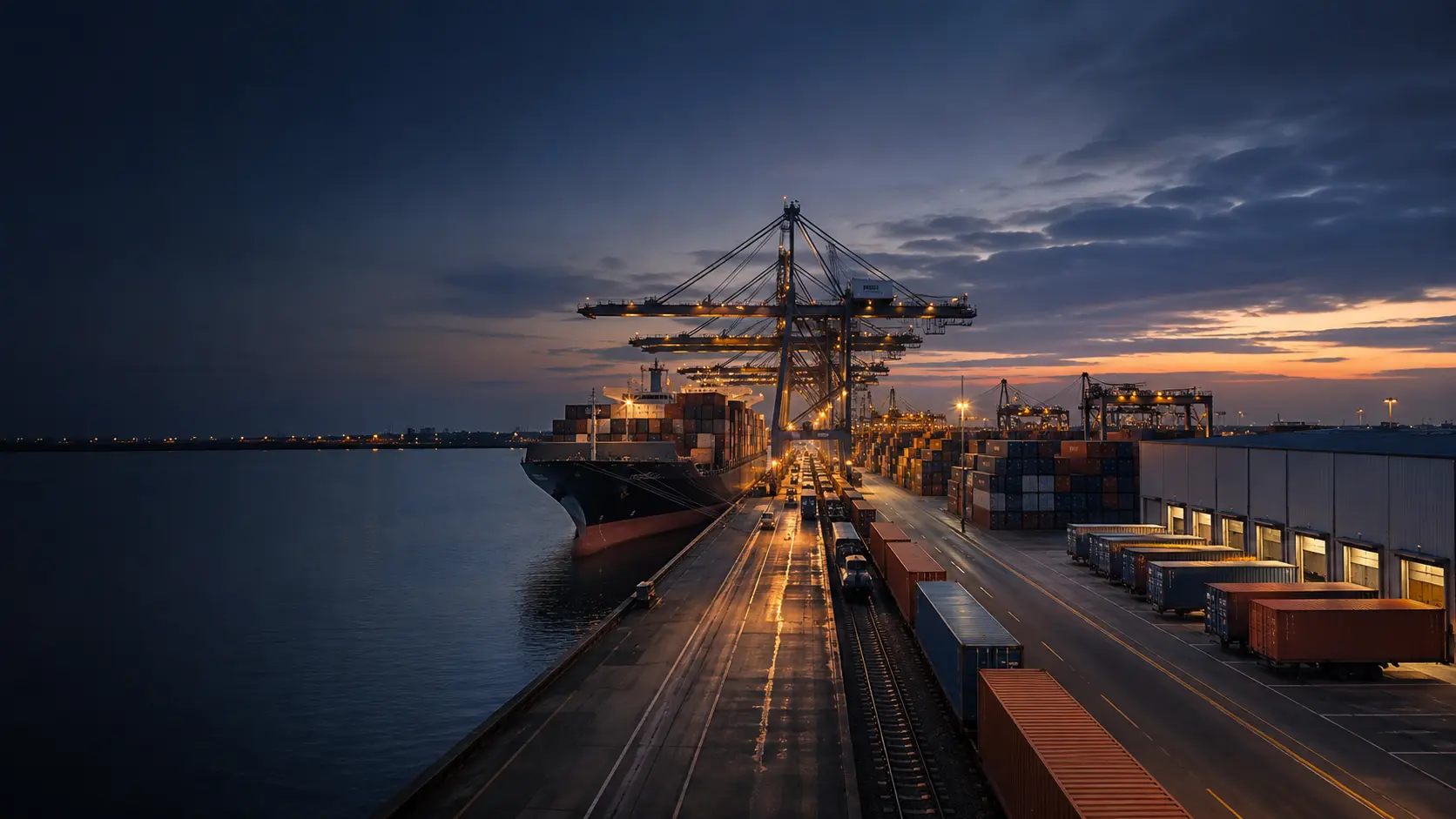 Export logistics and container loading